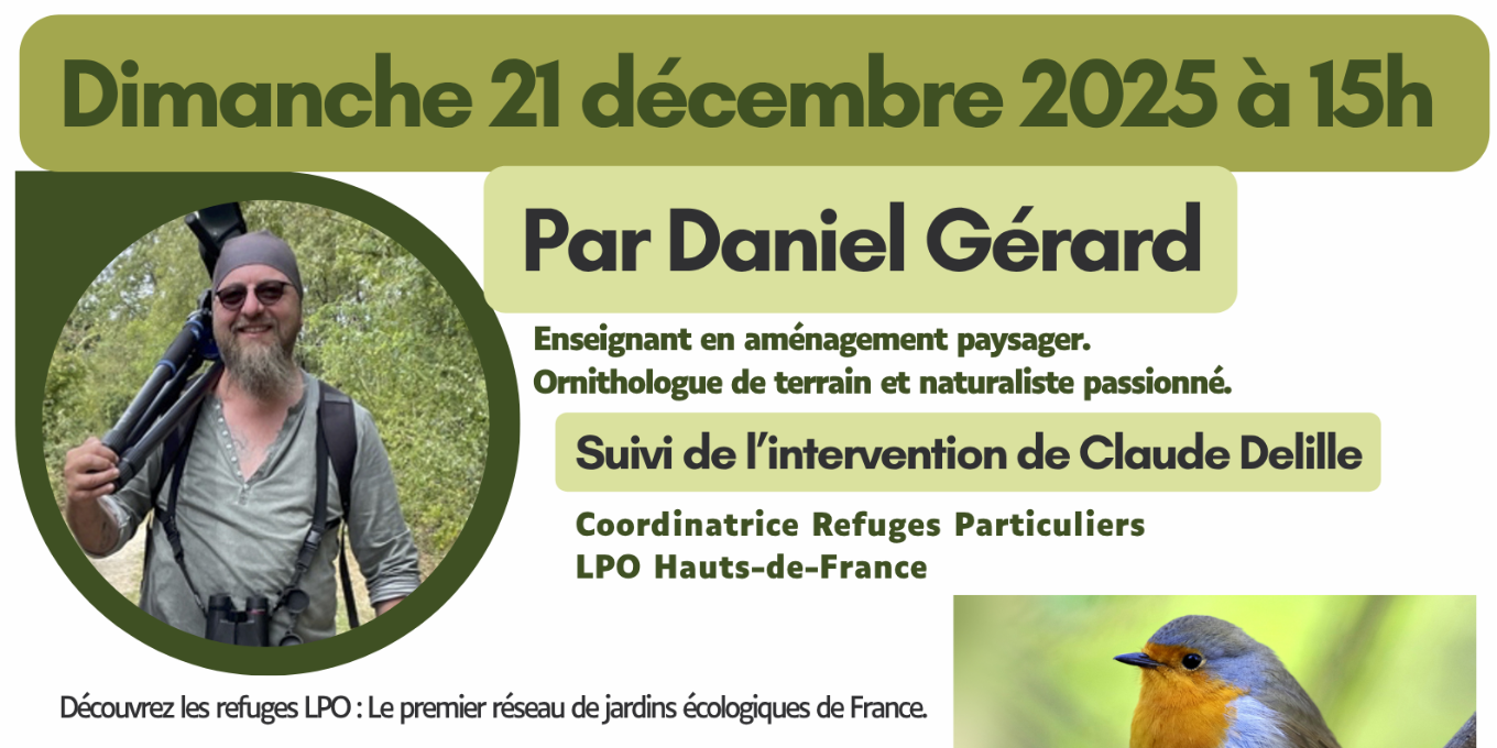 Conférence « Créer son Refuge LPO »